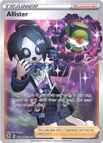 Allister (TG24/TG30), Astral Radiance Trainer Gallery — Pokémon card price
