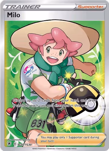 Milo (TG27/TG30), Astral Radiance Trainer Gallery — Pokémon card price