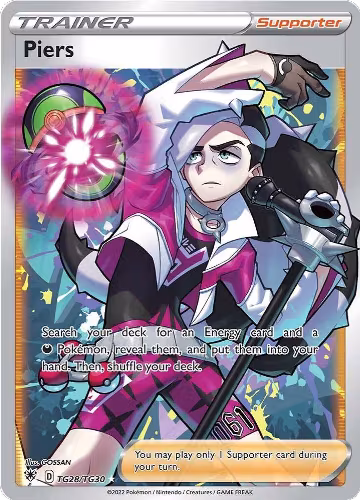Piers (TG28/TG30), Astral Radiance Trainer Gallery — Pokémon card price