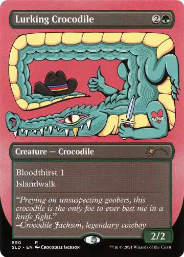 Lurking Crocodile (590), Secret Lair Drop Series — Magic card price