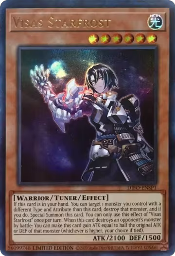 Visas Starfrost (DIFO-ENSP1) (DIFO-ENSP1), Dimension Force — Yu-Gi-Oh! card price