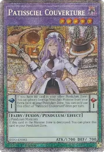 Patissciel Couverture (Starlight Rare) (DIFO-EN083) — card price