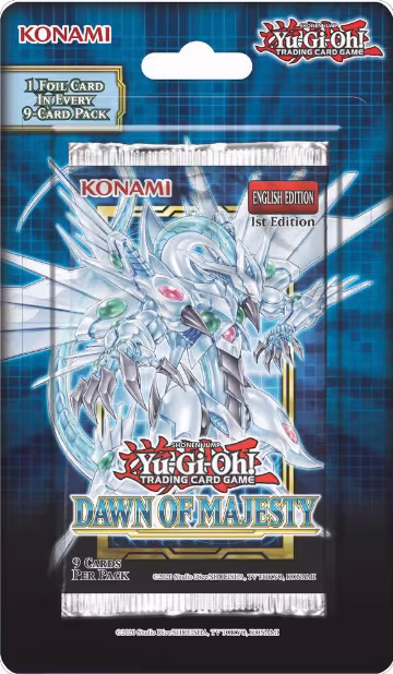 Dawn of Majesty Blister Pack [1st Edition], Dawn of Majesty — Yu-Gi-Oh! card price