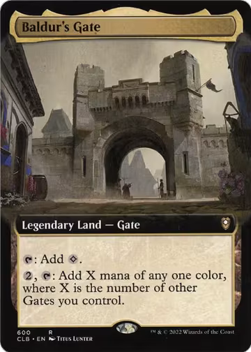 Baldur's Gate (Extended Art) (600), Commander Legends: Battle for Baldur's Gate — Magic card price