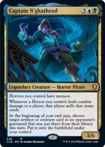 Captain N'ghathrod (646), Commander Legends: Battle for Baldur's Gate — Magic card price