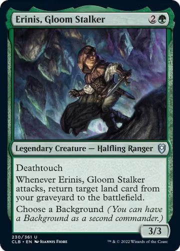 Erinis, Gloom Stalker (230), Commander Legends: Battle for Baldur's Gate — Magic card price