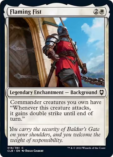 Flaming Fist (18), Commander Legends: Battle for Baldur's Gate — Magic card price