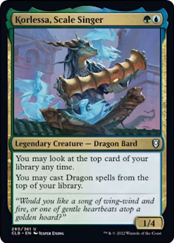 Korlessa, Scale Singer (280), Commander Legends: Battle for Baldur's Gate — Magic card price