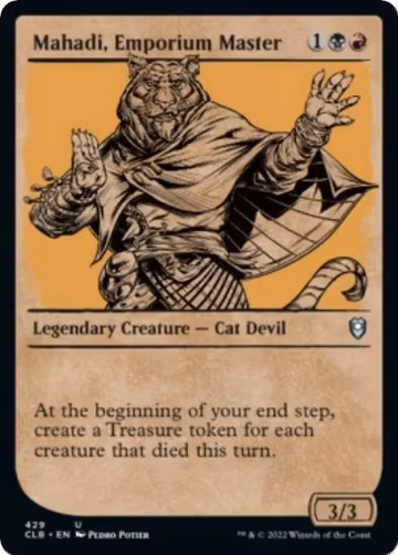 Mahadi, Emporium Master (Showcase) (429), Commander Legends: Battle for Baldur's Gate — Magic card price