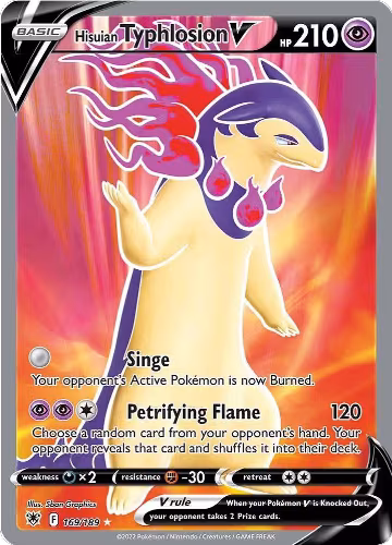 Hisuian Typhlosion V (Full Art) (169/189), Astral Radiance — Pokémon card price