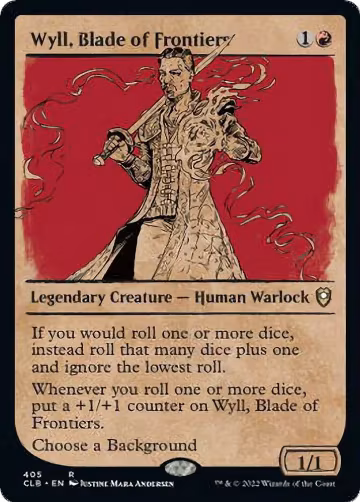 Wyll, Blade of Frontiers (Showcase) (405), Commander Legends: Battle for Baldur's Gate — Magic card price
