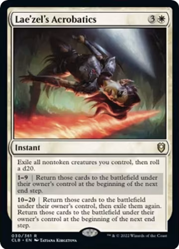 Lae'zel's Acrobatics (30), Commander Legends: Battle for Baldur's Gate — Magic card price