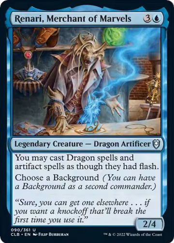 Renari, Merchant of Marvels (90), Commander Legends: Battle for Baldur's Gate — Magic card price