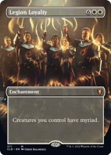 Legion Loyalty (Borderless) (371), Commander Legends: Battle for Baldur's Gate — Magic card price