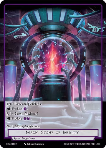 Magic Stone of Infinity (GRV-088), Game of Gods: Revolution — Force of Will card price
