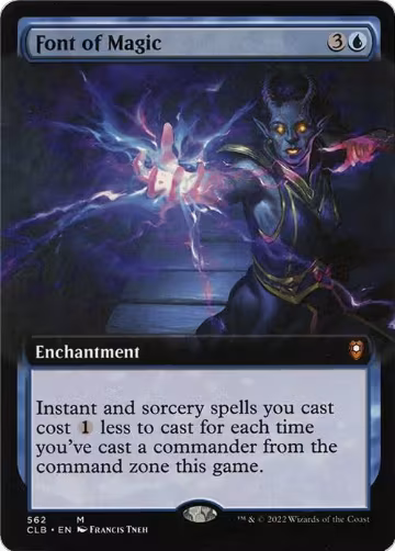 Font of Magic (Extended Art) (562), Commander Legends: Battle for Baldur's Gate — Magic card price