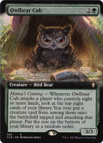 Owlbear Cub (Extended Art) (592), Commander Legends: Battle for Baldur's Gate — Magic card price