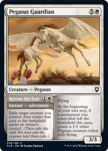 Pegasus Guardian (36), Commander Legends: Battle for Baldur's Gate — Magic card price
