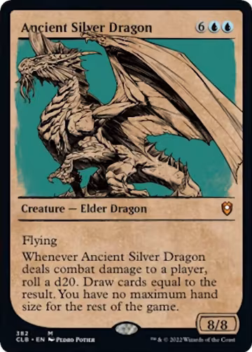 Ancient Silver Dragon (Showcase) (382), Commander Legends: Battle for Baldur's Gate — Magic card price