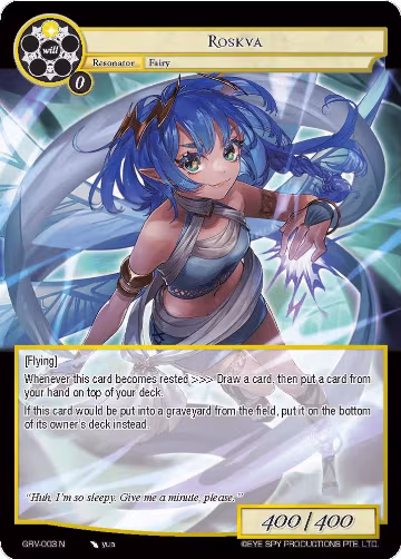Roskva (GRV-003), Game of Gods: Revolution — Force of Will card price