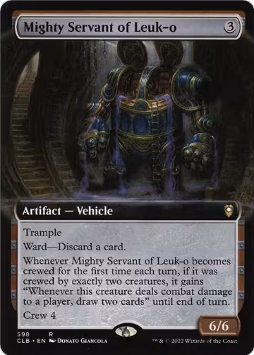 Mighty Servant of Leuk-o (Extended Art) (598), Commander Legends: Battle for Baldur's Gate — Magic card price