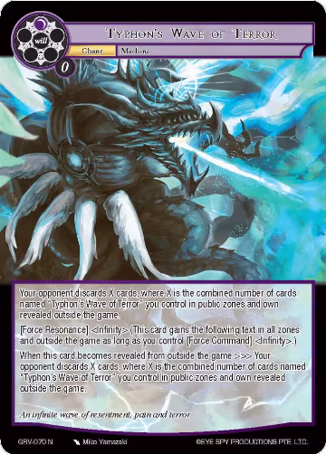 Typhon's Wave of Terror (GRV-070), Game of Gods: Revolution — Force of Will card price