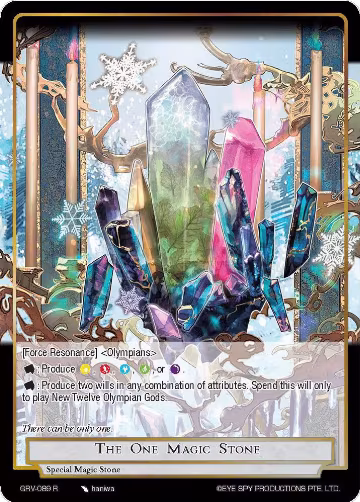 The One Magic Stone (GRV-089), Game of Gods: Revolution — Force of Will card price