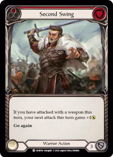 Second Swing (DVR010), Classic Battles: Rhinar vs Dorinthea — Flesh & Blood card price