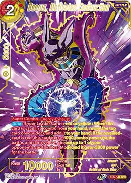 Beerus, Motivated Destruction (SPR) (BT17-134), Ultimate Squad — DB Super card price