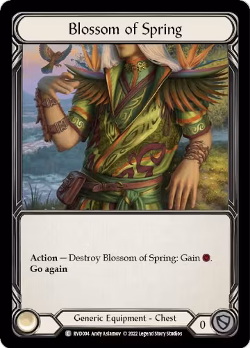 Blossom of Spring (Rhinar) (RVD004), Classic Battles: Rhinar vs Dorinthea — Flesh & Blood card price