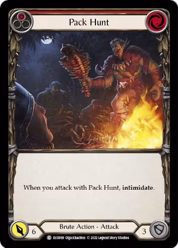 Pack Hunt (RVD010), Classic Battles: Rhinar vs Dorinthea — Flesh & Blood card price