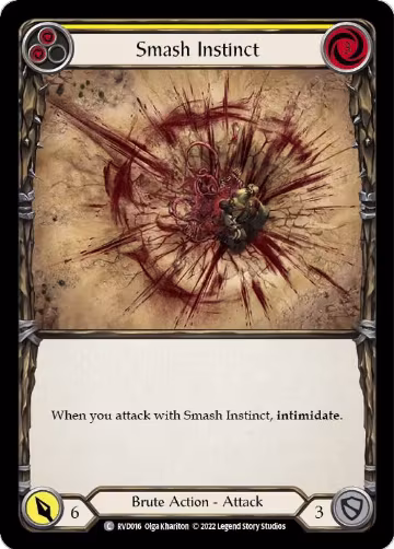 Smash Instinct (RVD016), Classic Battles: Rhinar vs Dorinthea — Flesh & Blood card price