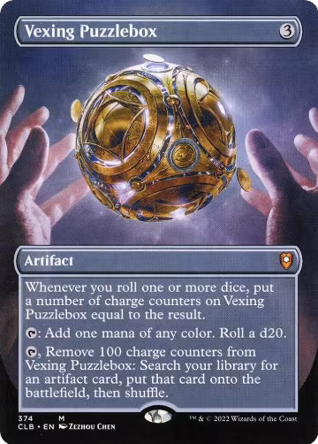 Vexing Puzzlebox (Borderless) (374), Commander Legends: Battle for Baldur's Gate — Magic card price