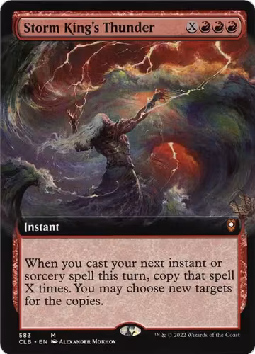 Storm King's Thunder (Extended Art) (583), Commander Legends: Battle for Baldur's Gate — Magic card price