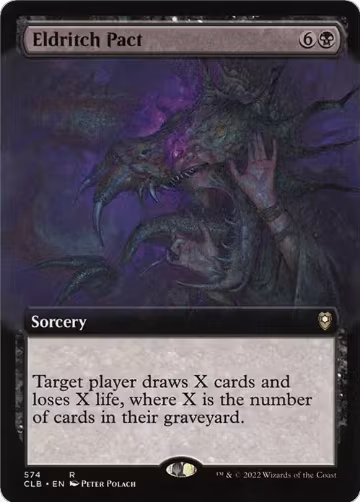 Eldritch Pact (Extended Art) (574), Commander Legends: Battle for Baldur's Gate — Magic card price