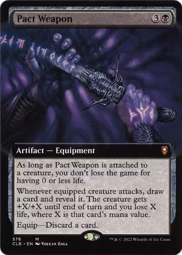 Pact Weapon (Extended Art) (576), Commander Legends: Battle for Baldur's Gate — Magic card price