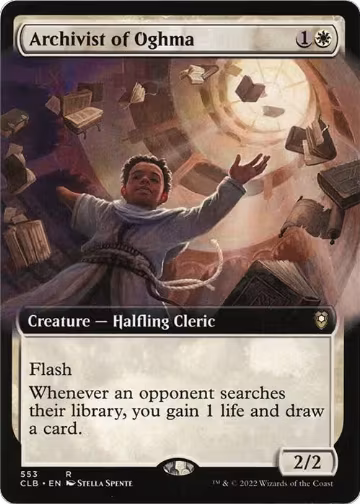 Archivist of Oghma (Extended Art) (553), Commander Legends: Battle for Baldur's Gate — Magic card price