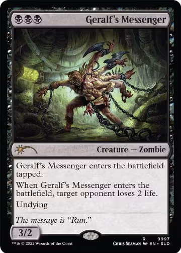 Geralf's Messenger (9997) (9997), Secret Lair Drop Series — Magic card price