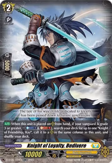 Knight of Loyalty, Bedivere (D-BT05/030EN), D-BT05: Triumphant Return of the Brave Heroes — Vanguard card price
