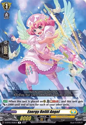 Energy Refill Angel (D-BT05/050EN), D-BT05: Triumphant Return of the Brave Heroes — Vanguard card price