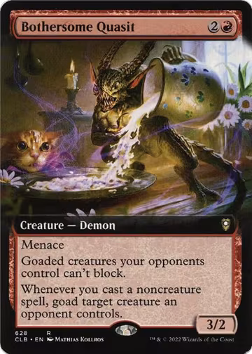 Bothersome Quasit (Extended Art) (628), Commander Legends: Battle for Baldur's Gate — Magic card price