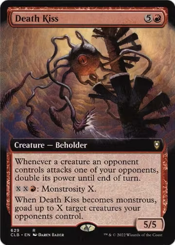 Death Kiss (Extended Art) (629), Commander Legends: Battle for Baldur's Gate — Magic card price