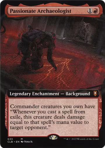 Passionate Archaeologist (Extended Art) (633), Commander Legends: Battle for Baldur's Gate — Magic card price