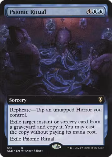 Psionic Ritual (Extended Art) (618), Commander Legends: Battle for Baldur's Gate — Magic card price