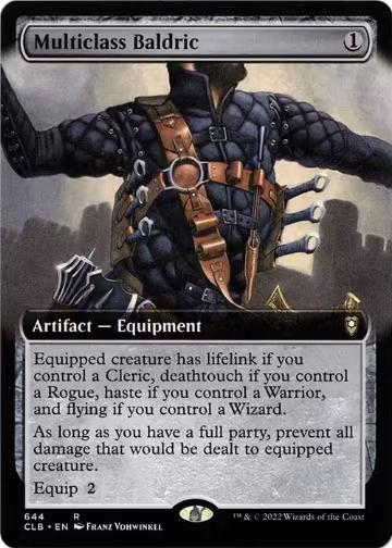 Multiclass Baldric (Extended Art) (644), Commander Legends: Battle for Baldur's Gate — Magic card price