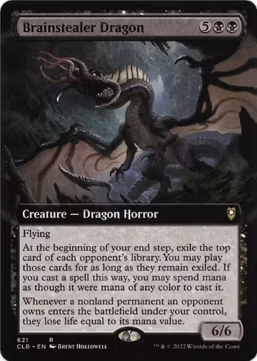 Brainstealer Dragon (Extended Art) (621), Commander Legends: Battle for Baldur's Gate — Magic card price