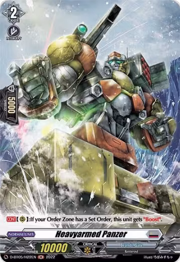 Heavyarmed Panzer (Holo) (D-BT05/H22EN), D-BT05: Triumphant Return of the Brave Heroes — Vanguard card price