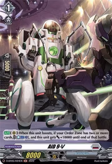 AiD 9-V (Holo) (D-BT05/H24EN), D-BT05: Triumphant Return of the Brave Heroes — Vanguard card price