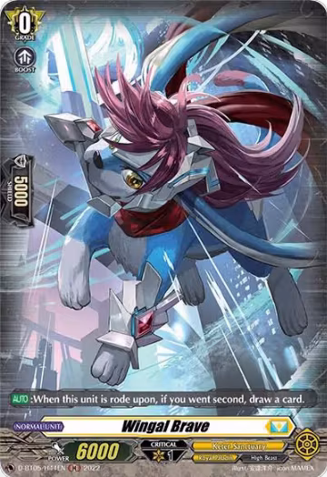 Wingal Brave (Holo) (D-BT05/H44EN), D-BT05: Triumphant Return of the Brave Heroes — Vanguard card price