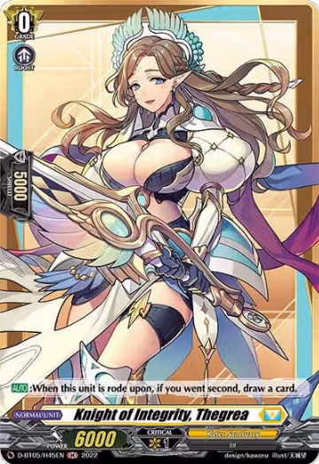 Knight of Integrity, Thegrea (Holo) (D-BT05/H45EN), D-BT05: Triumphant Return of the Brave Heroes — Vanguard card price